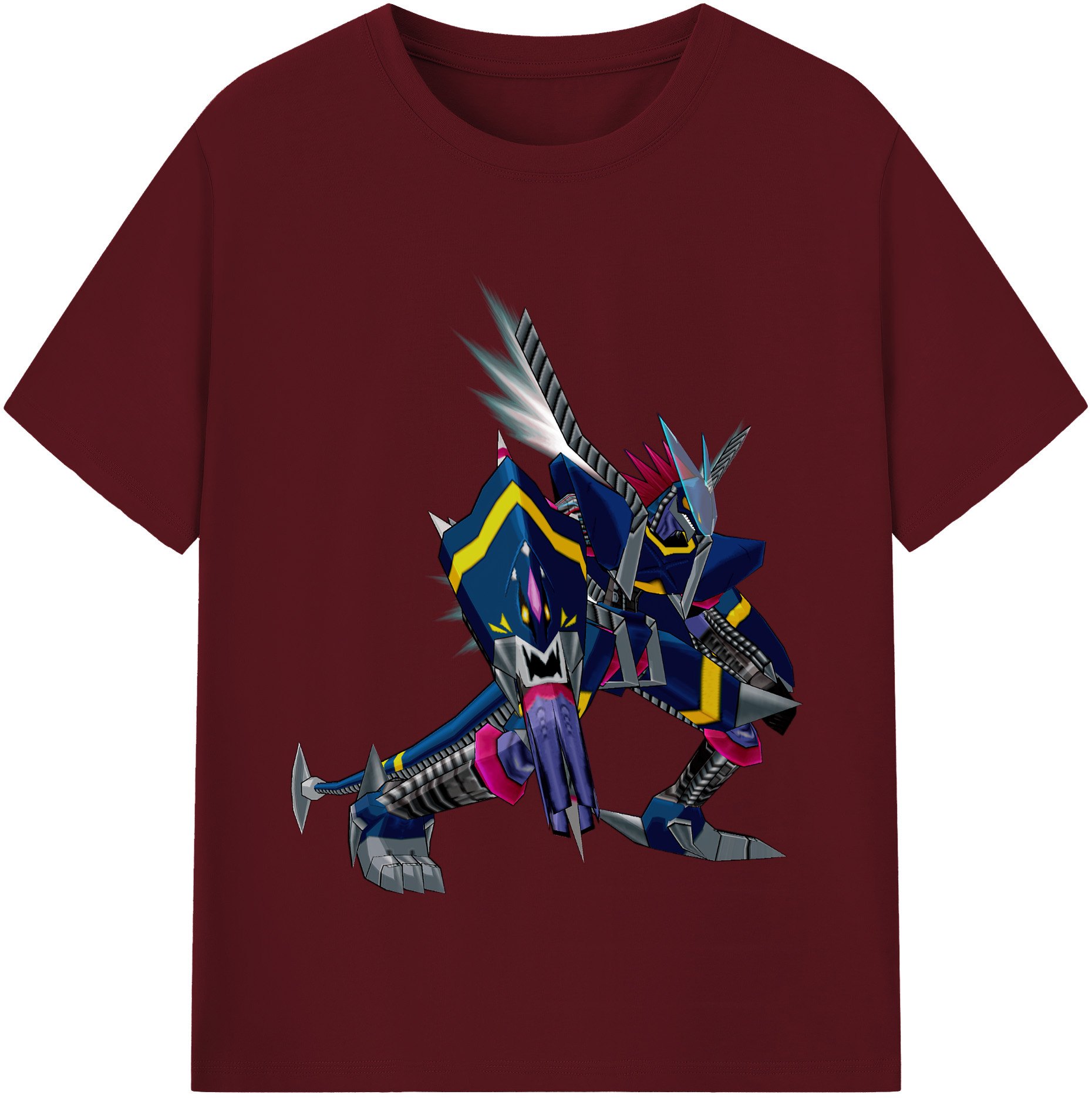 （画像用） Digimon デジタルモンスター/デジモン 綿100％半袖Tシャツ（フロントプリント）